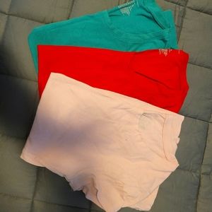 3 plain tees
